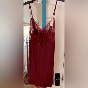 NWT Victoria’s Secret lacy bodice mini slip gown